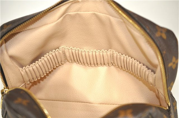 Auth Louis Vuitton Monogram Trousse Toilette 23 Clutch Hand Bag M47524 LV 1595D