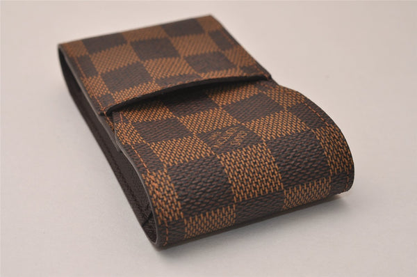 Authentic Louis Vuitton Damier Etui Cigarette Case N63024 LV 1595I
