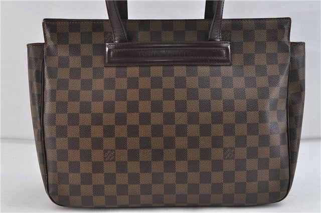 Authentic Louis Vuitton Damier Parioli PM Shoulder Tote Bag N51123 LV 1596D