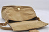 Authentic FENDI Mamma Baguette Shoulder Hand Bag Suede Leather Beige 1597D