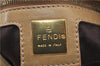 Authentic FENDI Mamma Baguette Shoulder Hand Bag Suede Leather Beige 1597D