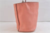 Authentic FENDI Selleria Shoulder Hand Bag Leather Pink 1598D