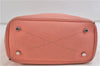 Authentic FENDI Selleria Shoulder Hand Bag Leather Pink 1598D