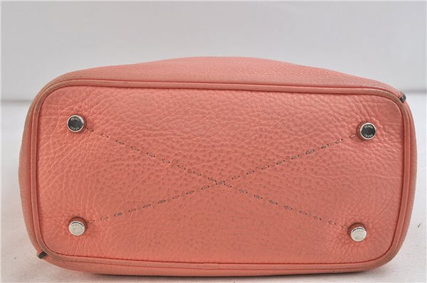 Authentic FENDI Selleria Shoulder Hand Bag Leather Pink 1598D