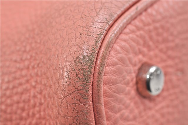 Authentic FENDI Selleria Shoulder Hand Bag Leather Pink 1598D