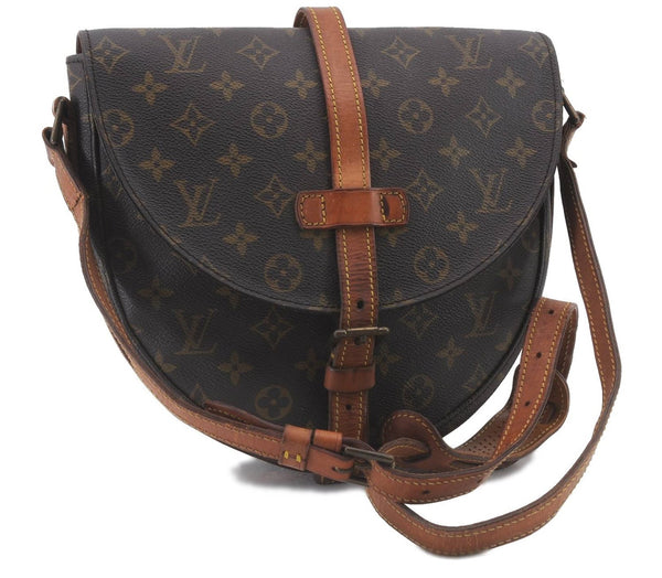 Auth Louis Vuitton Monogram Chantilly GM Shoulder Cross Body Bag M51232 LV 1599D