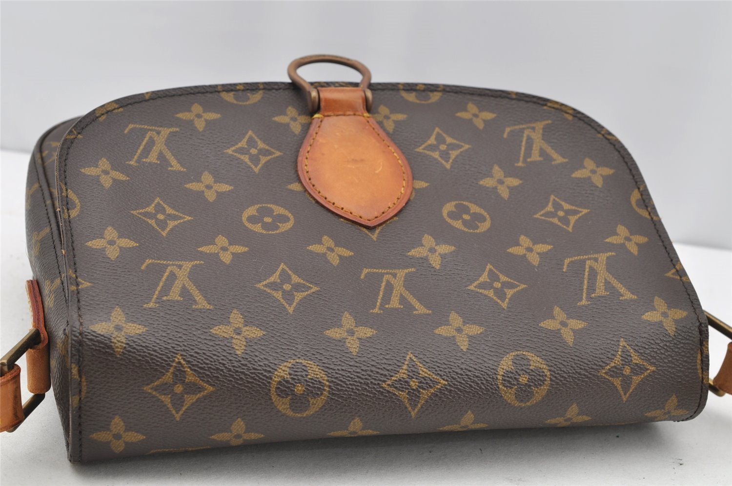 Authentic Louis Vuitton Monogram Saint Cloud GM M51242 Shoulder Cross Bag 1599I