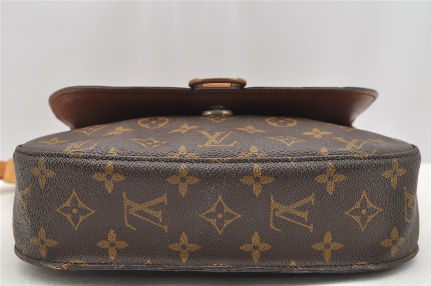 Authentic Louis Vuitton Monogram Saint Cloud GM M51242 Shoulder Cross Bag 1599I