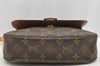 Authentic Louis Vuitton Monogram Saint Cloud GM M51242 Shoulder Cross Bag 1599I