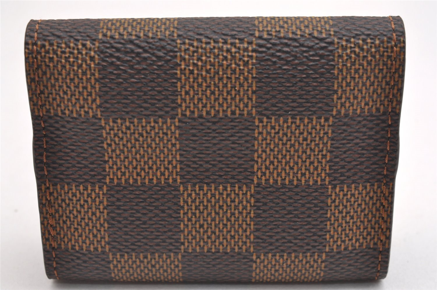 Authentic Louis Vuitton Damier Cufflinks Accessory Case Pouch M64681 LV 1600I