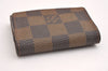 Authentic Louis Vuitton Damier Cufflinks Accessory Case Pouch M64681 LV 1600I