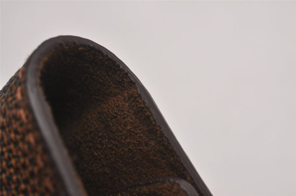 Authentic Louis Vuitton Damier Cufflinks Accessory Case Pouch M64681 LV 1600I