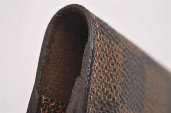 Authentic Louis Vuitton Damier Cufflinks Accessory Case Pouch M64681 LV 1600I