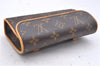 Authentic Louis Vuitton Monogram Pochette Florentine Clutch Bag M51855 LV 1601D