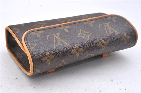 Authentic Louis Vuitton Monogram Pochette Florentine Clutch Bag M51855 LV 1601D