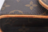 Authentic Louis Vuitton Monogram Pochette Florentine Clutch Bag M51855 LV 1601D