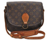 Authentic Louis Vuitton Monogram Saint Cloud GM M51242 Shoulder Cross Bag 1601I
