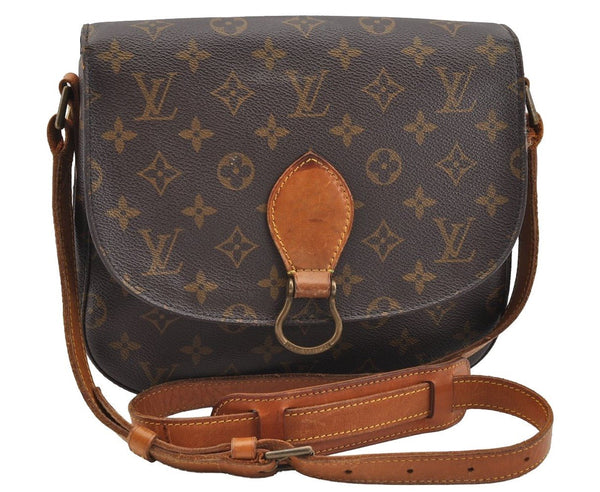 Authentic Louis Vuitton Monogram Saint Cloud GM M51242 Shoulder Cross Bag 1601I