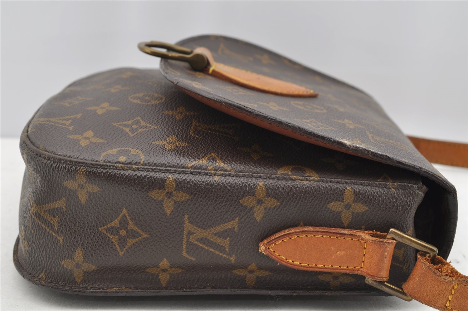 Authentic Louis Vuitton Monogram Saint Cloud GM M51242 Shoulder Cross Bag 1601I