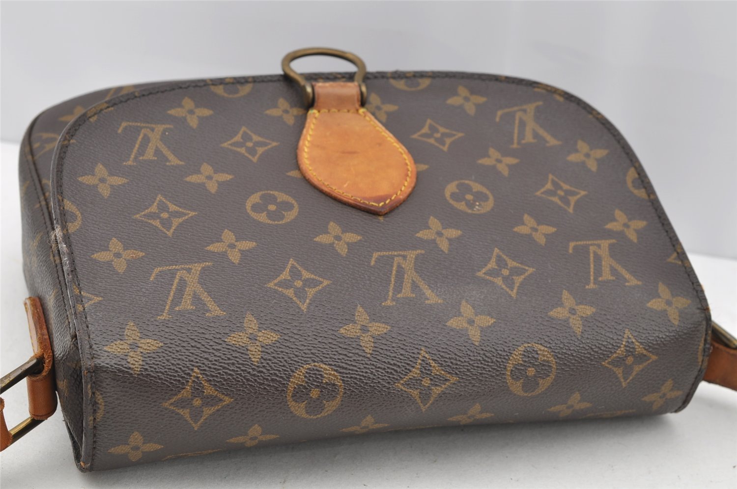Authentic Louis Vuitton Monogram Saint Cloud GM M51242 Shoulder Cross Bag 1601I