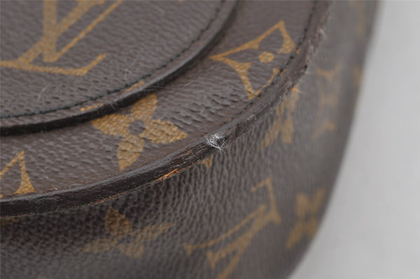 Authentic Louis Vuitton Monogram Saint Cloud GM M51242 Shoulder Cross Bag 1601I