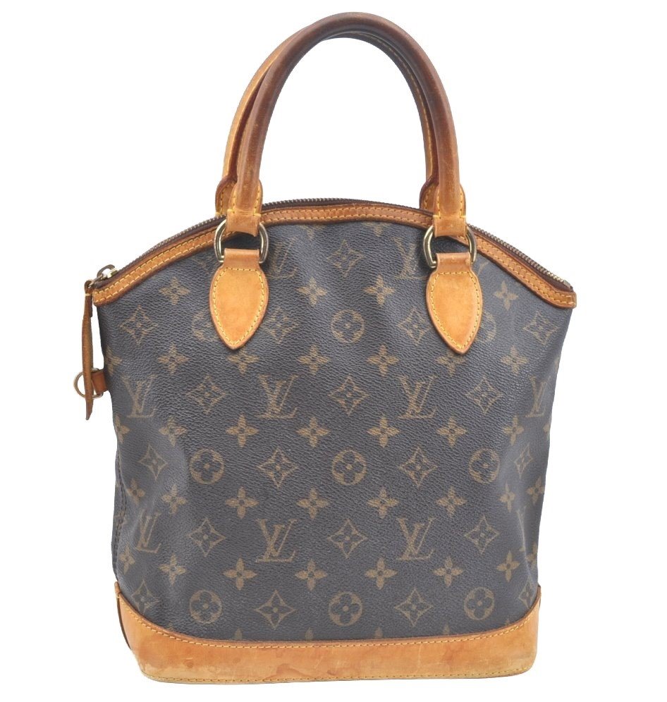 Authentic Louis Vuitton Monogram Lockit Hand Tote Bag Purse M40102 LV 1602H