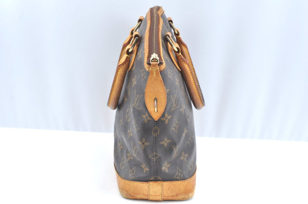 Authentic Louis Vuitton Monogram Lockit Hand Tote Bag Purse M40102 LV 1602H