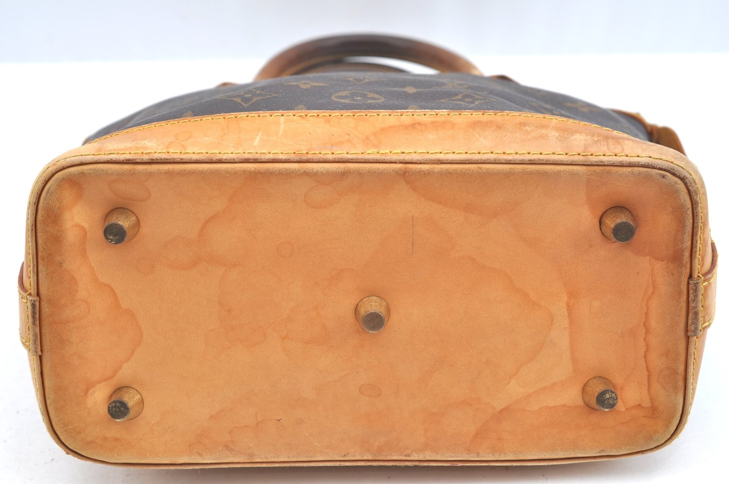 Authentic Louis Vuitton Monogram Lockit Hand Tote Bag Purse M40102 LV 1602H