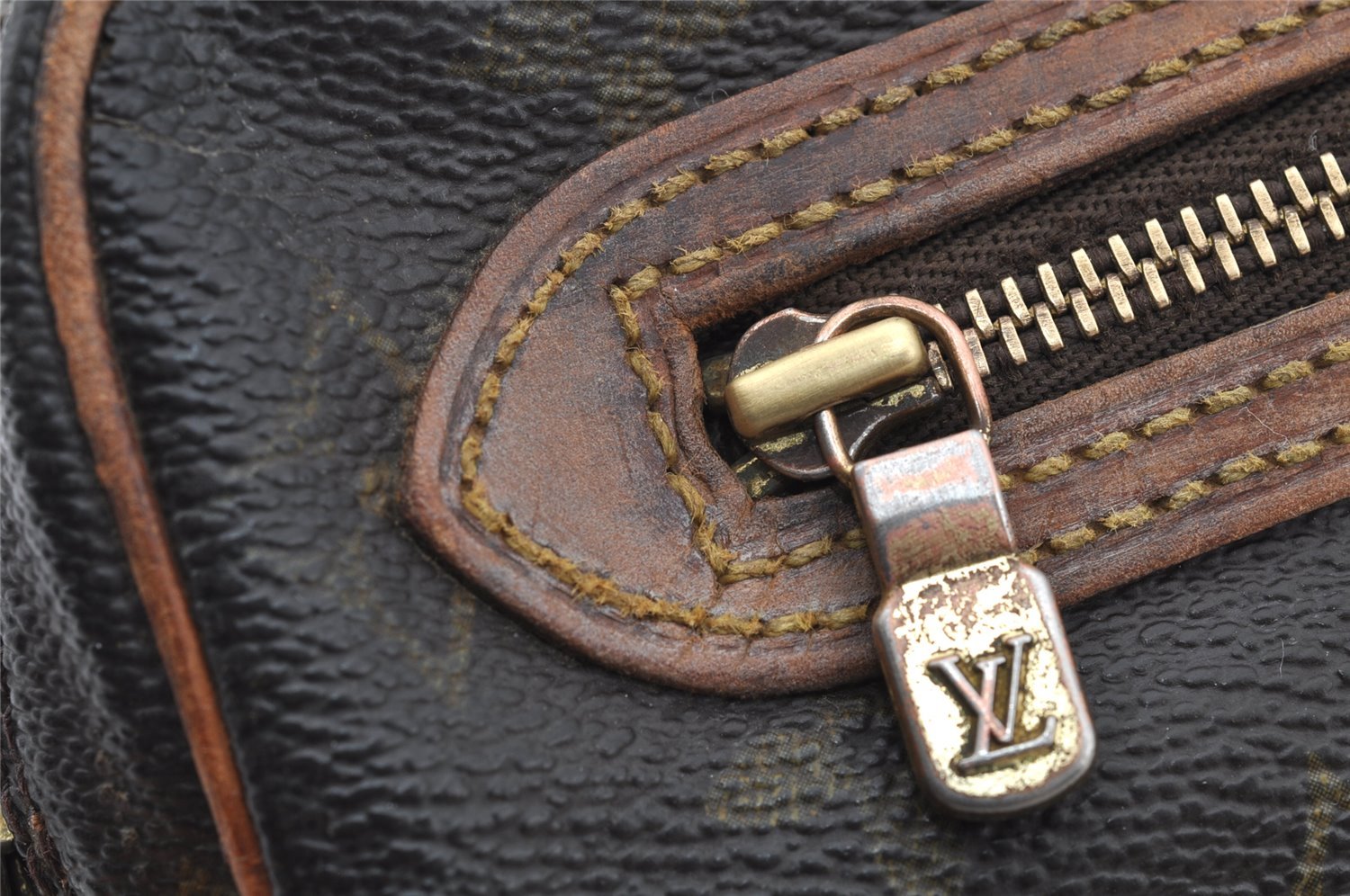 Authentic Louis Vuitton Monogram Marly Dragonne GM M51825 Clutch Hand Bag 1602I