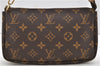 Authentic Louis Vuitton Monogram Pochette Accessoires Pouch M51980 LV Junk 1603D