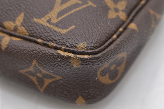 Authentic Louis Vuitton Monogram Pochette Accessoires Pouch M51980 LV Junk 1603D