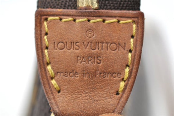 Authentic Louis Vuitton Monogram Pochette Accessoires Pouch M51980 LV Junk 1603D