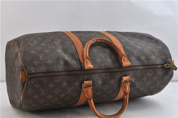 Authentic Louis Vuitton Monogram Keepall 50 Boston Bag M41426 LV 1604D