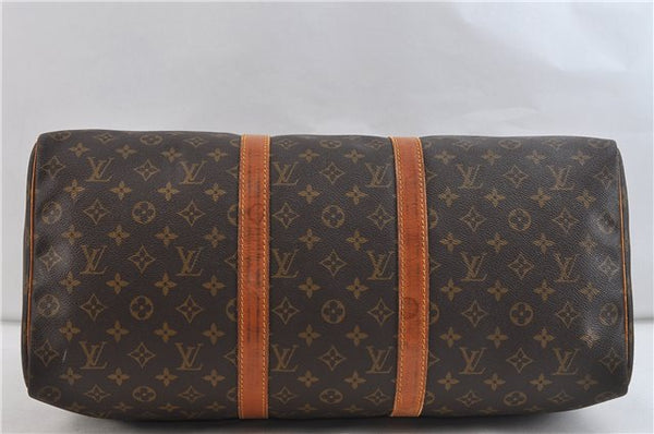 Authentic Louis Vuitton Monogram Keepall 50 Boston Bag M41426 LV 1604D