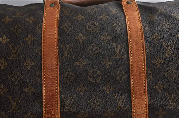 Authentic Louis Vuitton Monogram Keepall 50 Boston Bag M41426 LV 1604D