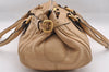 Authentic Chloe Paddington Vintage Leather Shoulder Hand Bag Purse Beige 1604I