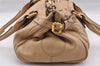 Authentic Chloe Paddington Vintage Leather Shoulder Hand Bag Purse Beige 1604I