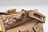 Authentic Chloe Paddington Vintage Leather Shoulder Hand Bag Purse Beige 1604I