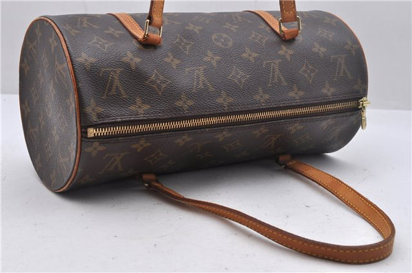 Authentic Louis Vuitton Monogram Papillon 30 Hand Bag M51385 LV 1605D