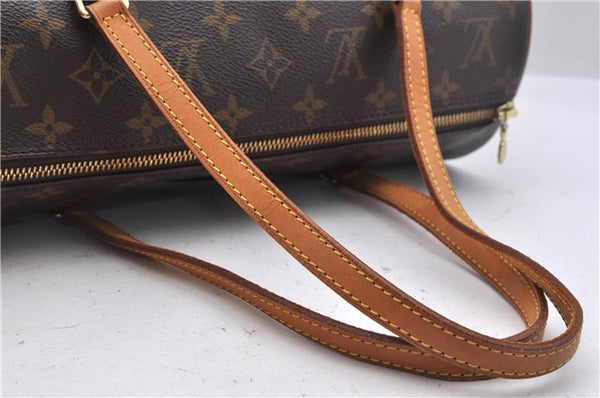Authentic Louis Vuitton Monogram Papillon 30 Hand Bag M51385 LV 1605D