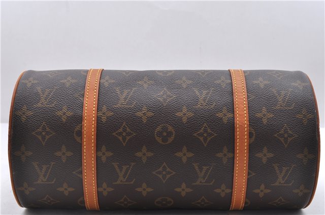 Authentic Louis Vuitton Monogram Papillon 30 Hand Bag M51385 LV 1605D