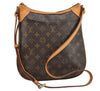 Authentic Louis Vuitton Monogram Odeon PM Shoulder Cross Bag M56390 LV 1605I