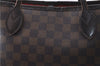 Authentic Louis Vuitton Damier Neverfull PM Tote Bag N51109 LV 1606D