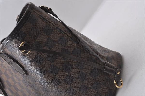 Authentic Louis Vuitton Damier Neverfull PM Tote Bag N51109 LV 1606D