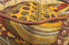 Authentic Salvatore Ferragamo Botanical 2Way Hand Bag Nylon Leather Brown 1606E