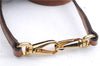 Authentic Salvatore Ferragamo Botanical 2Way Hand Bag Nylon Leather Brown 1606E