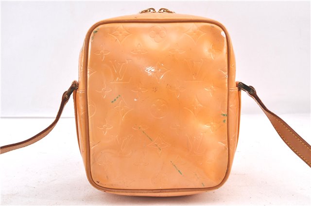 Auth Louis Vuitton Vernis Wooster Shoulder Cross Body Bag Orange M91037 LV 1607D