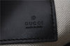 Authentic GUCCI GG Emboss Clutch Hand Bag Pouch Purse Leather 625569 Black 1608D