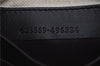 Authentic GUCCI GG Emboss Clutch Hand Bag Pouch Purse Leather 625569 Black 1608D