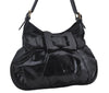 Authentic GUCCI Queen Hobo Shoulder Hand Bag PVC Leather 189885 Black 1608E